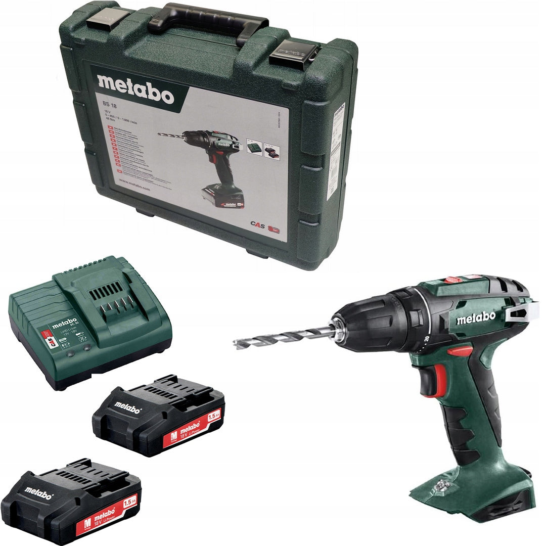 Drill/driver Metabo BS 18 602207550 18V 2x1,5Ah 48 Nm suitcase