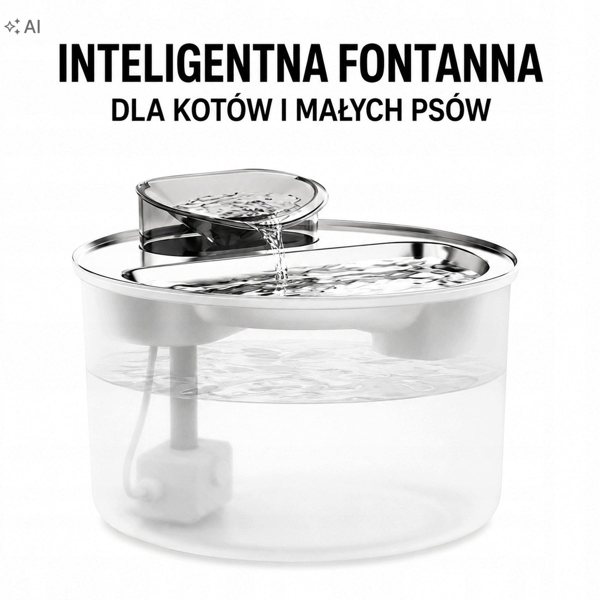 Drinker Automatic Dog Cat Fountain Bowl 4L WiFi Tuya Smart Quiet