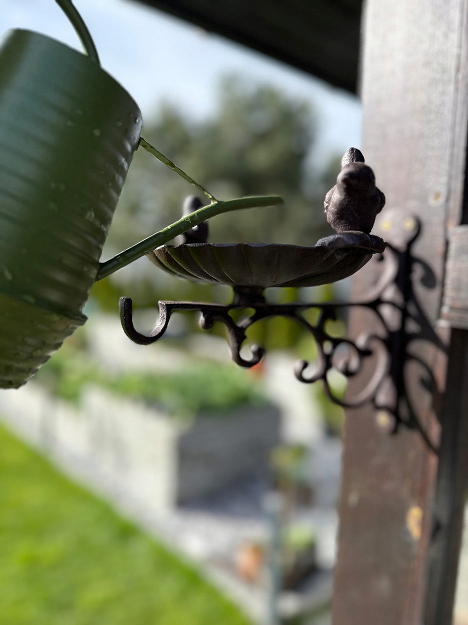 Drinker Bird Feeder Cast Iron for Garden for Grain Water Vintage EAN (GTIN) 8714982042119