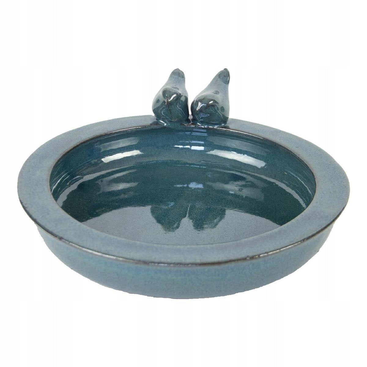 Drinker bird drinker Grain feeder water BLUE 31cm DECORATIVE