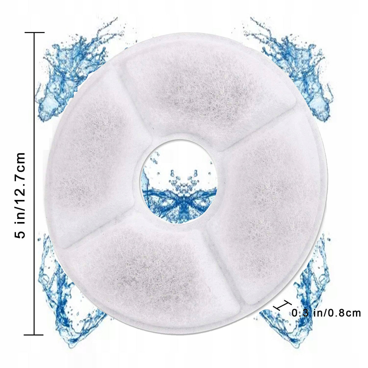 Drinker filter set of 8