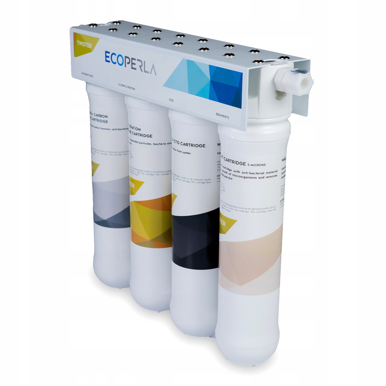 Drinking water filter Ecoperla Twister - ultrafiltration system with nanosilver Manufacturer code ECTW