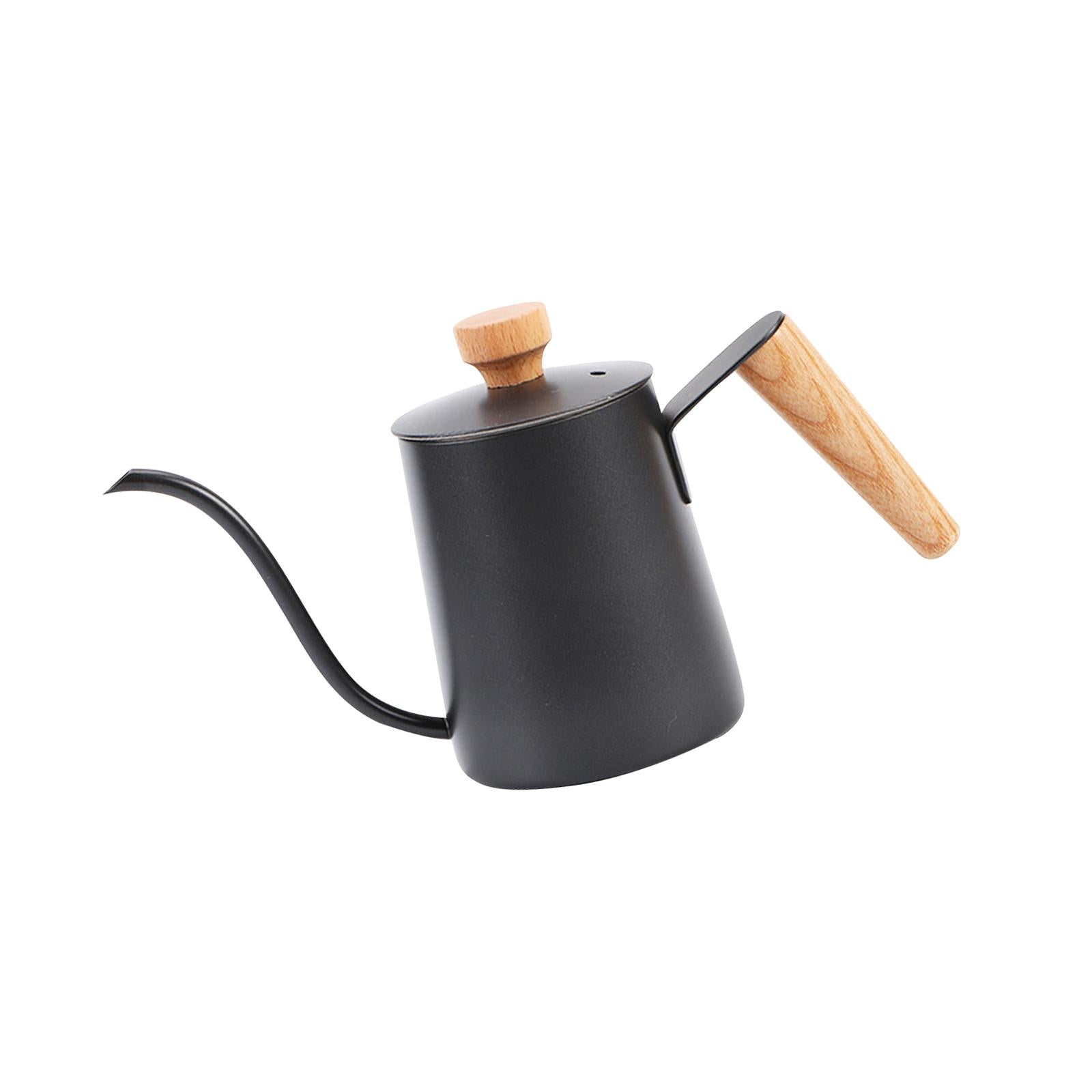 Drip Coffee Kettle, Gooseneck Kettle Narrow Drip Kettle, Pour over black Kind steam juicer
