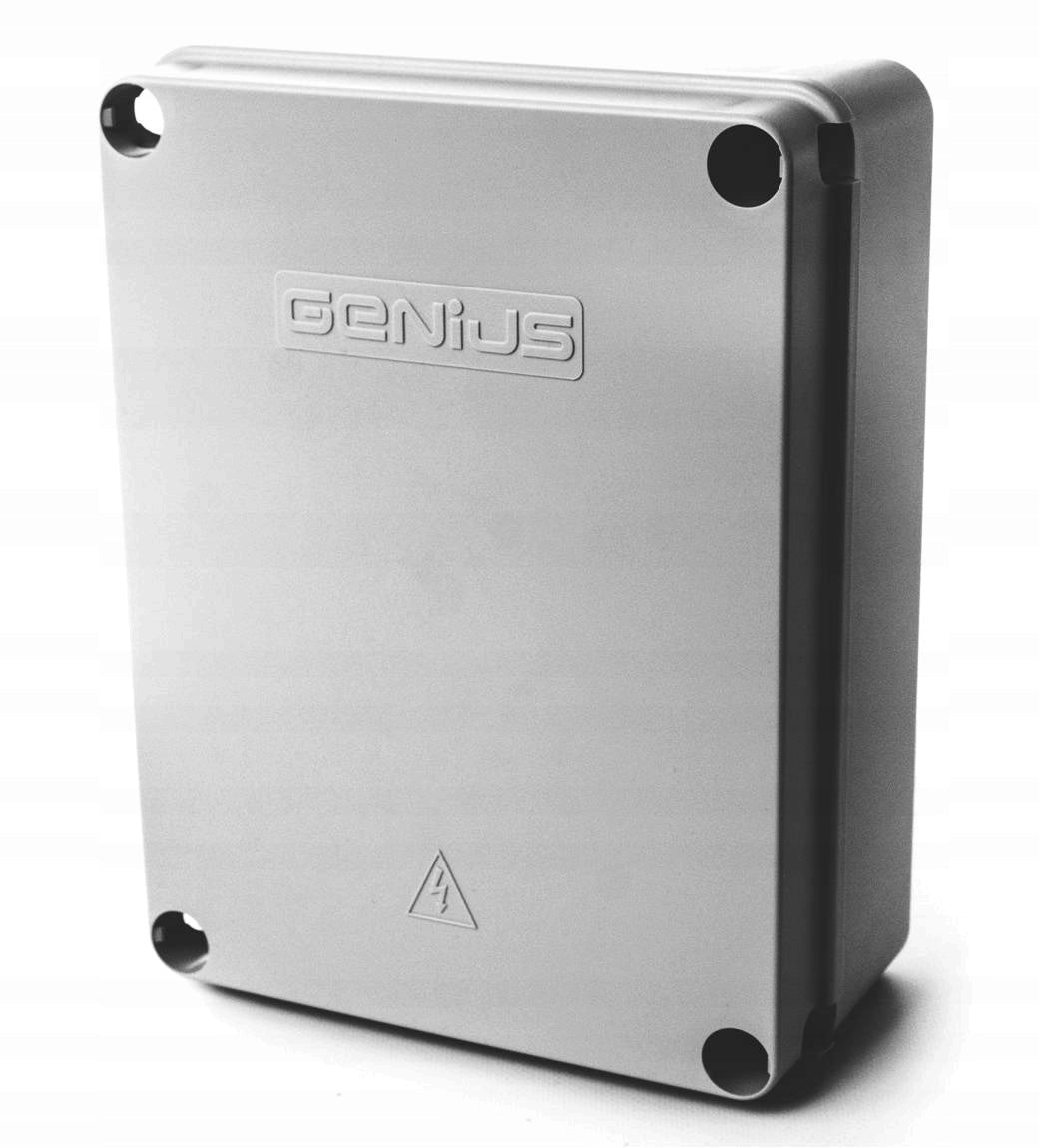 Drive for double-leaf gate Genius G - Bat 400 Set contents control unit photocells unlock key mounting elements drive remote control