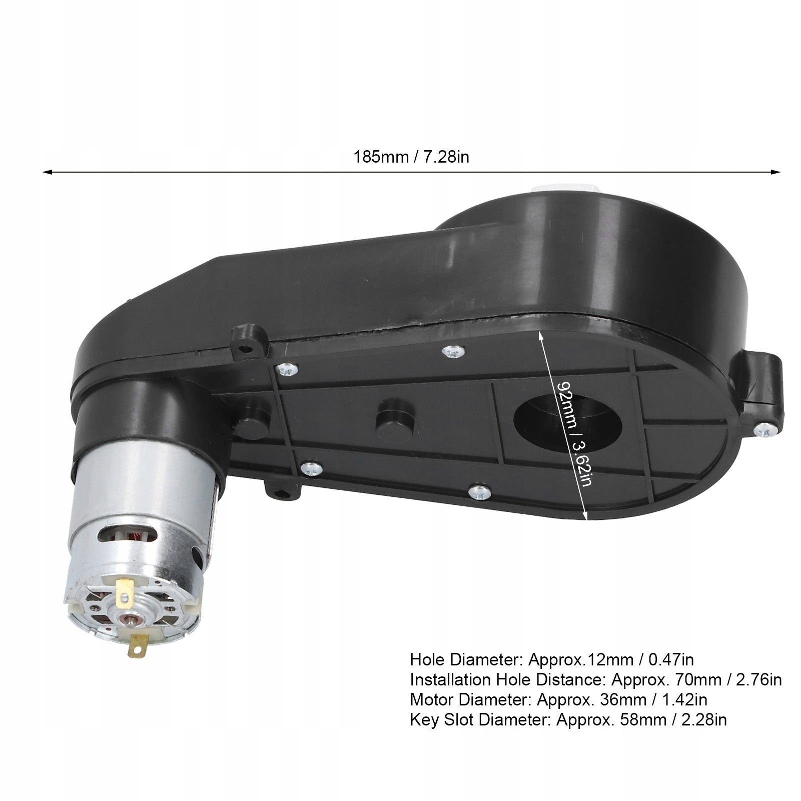 Drive unit 550 transmission engine 12V 15000 RPM Brand no brand