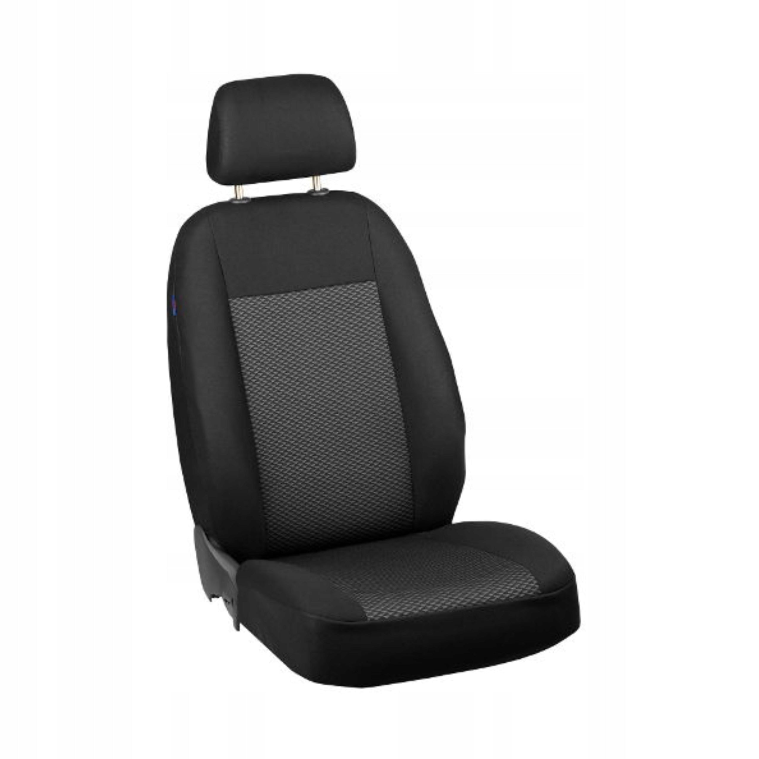 Driver's seat cover - black with triangles - VOLVO V50