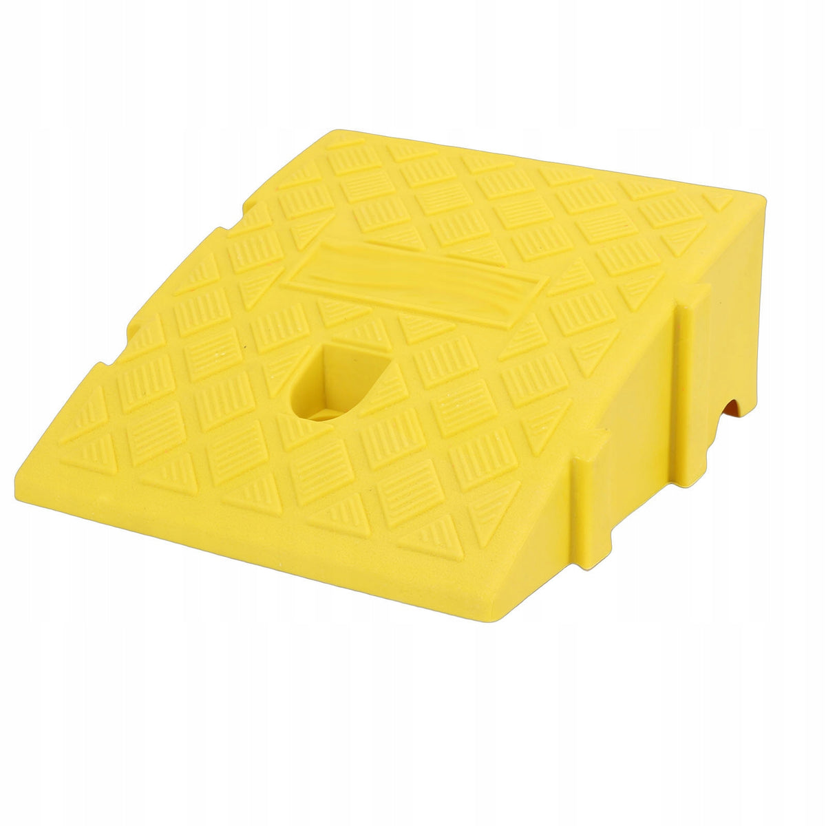 Driveway Curb Ramp Yellow 11 cm Height 2 tons Charging Lightweight TX
