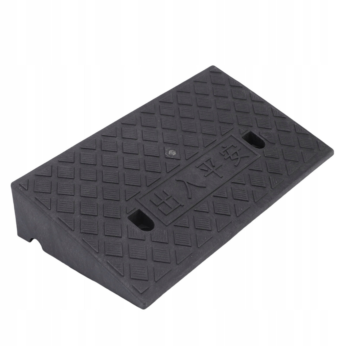 Driveway Threshold Ramp Black Double Holes For Sidewalk Ramp With RJ