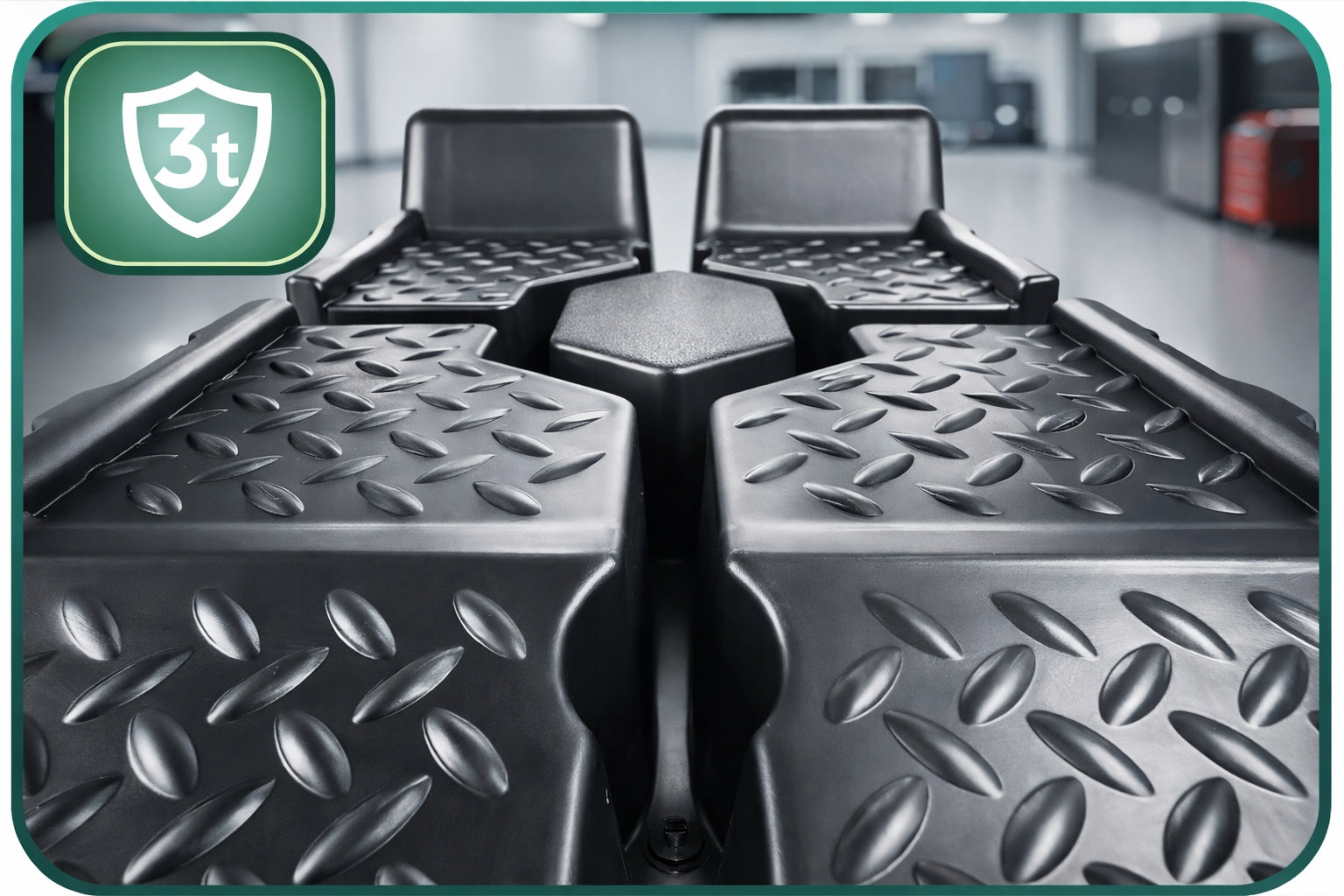 Driveway ramp 3t 2pcs TM021! toolme Brand Toolme
