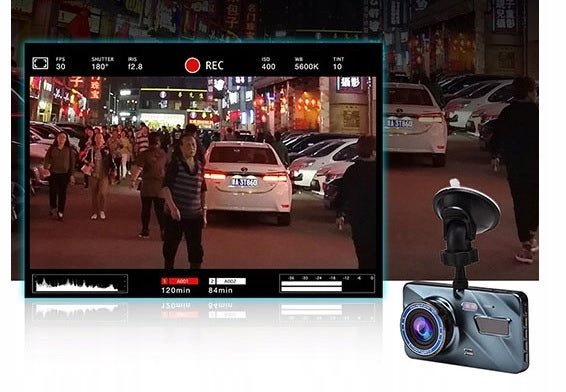Driving DVR Car Camera Video Recorder Full HD Dual Lens Brand no brand