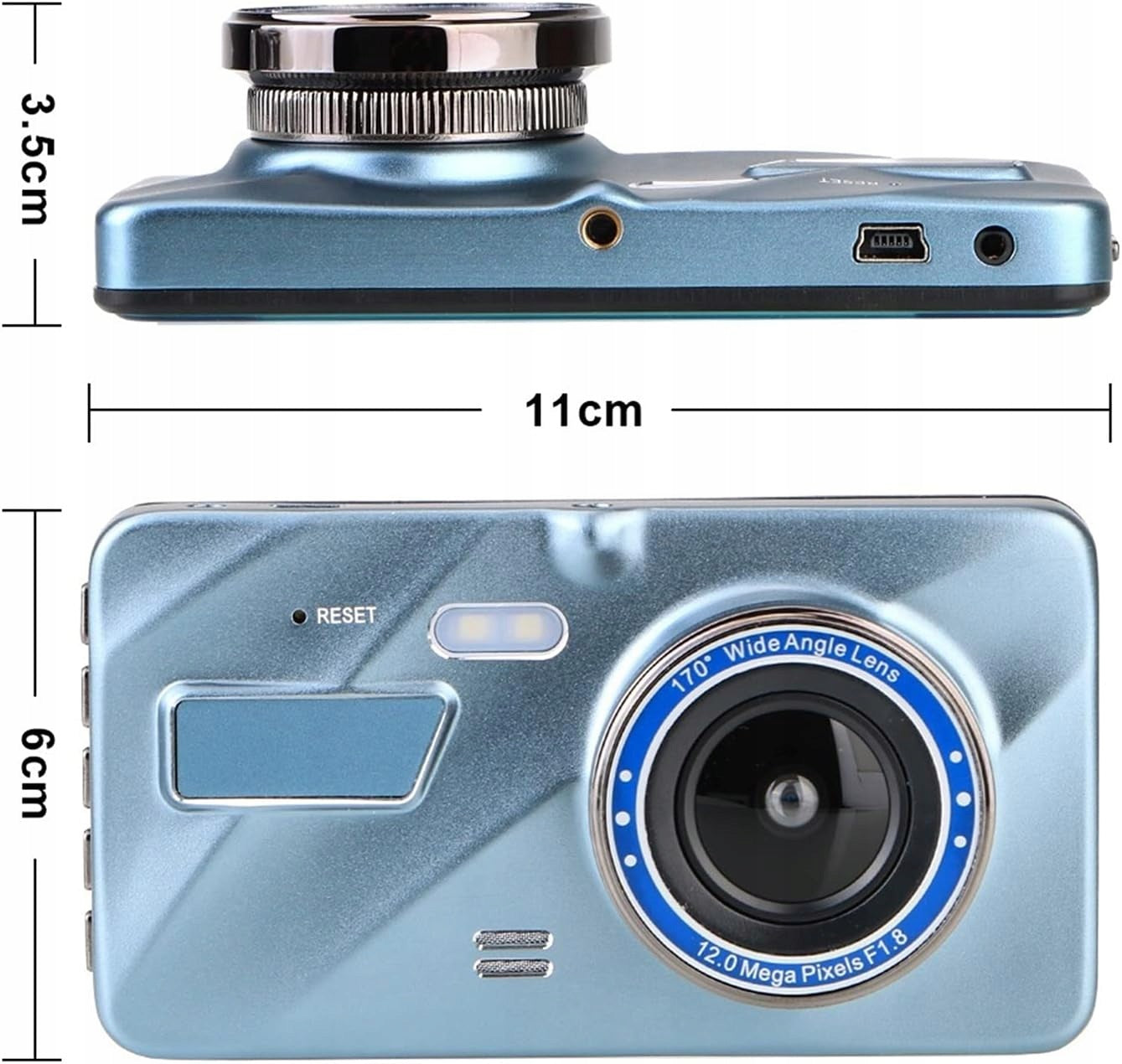 Driving Video Recorder Car Camera Super HD + Reversing G-Sensor 4'' Brand no brand