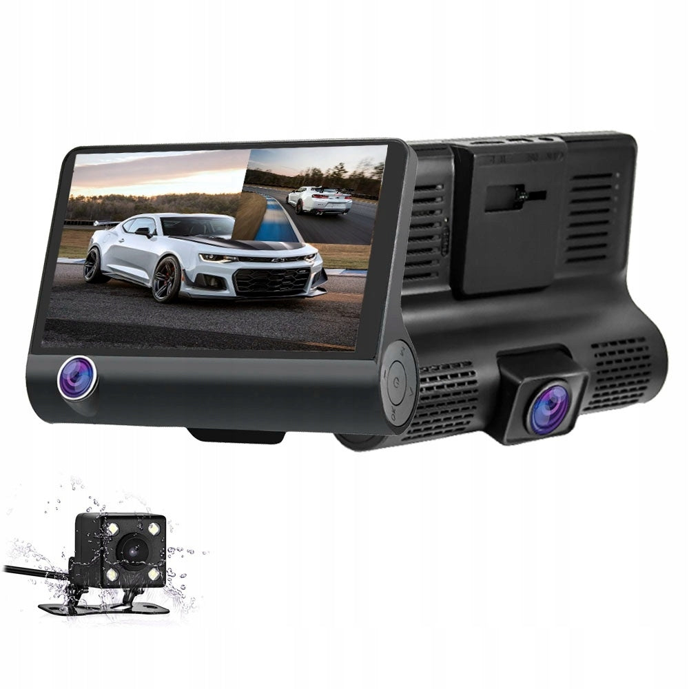 Driving recorder with internal camera, reversing and front Full HD Brand no brand