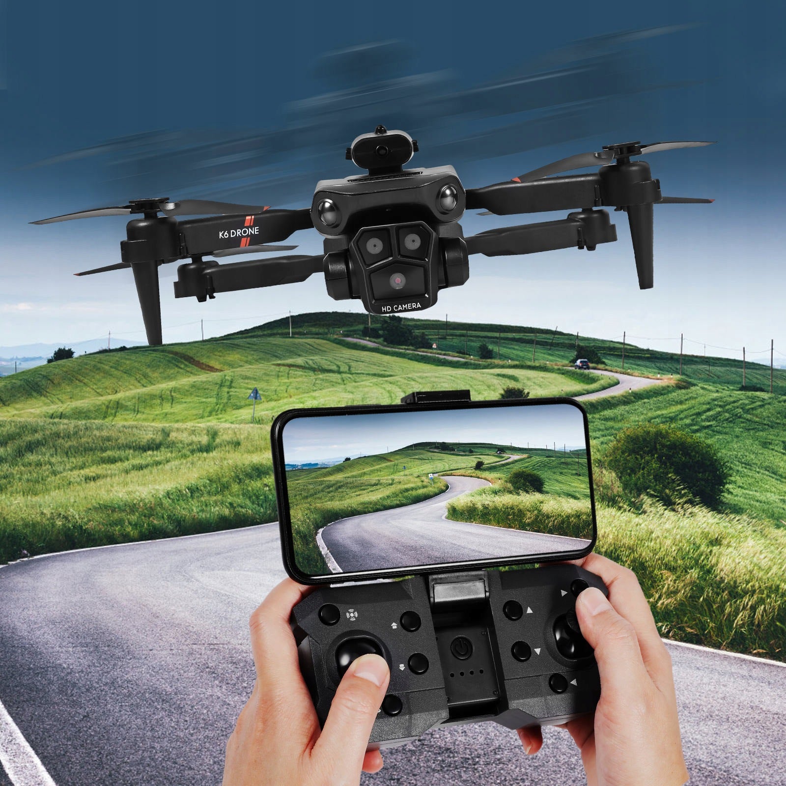Dron Z Regulowaną Kamerą I Funkcją Autopilota Dla Początkujących Model 19145689250408
