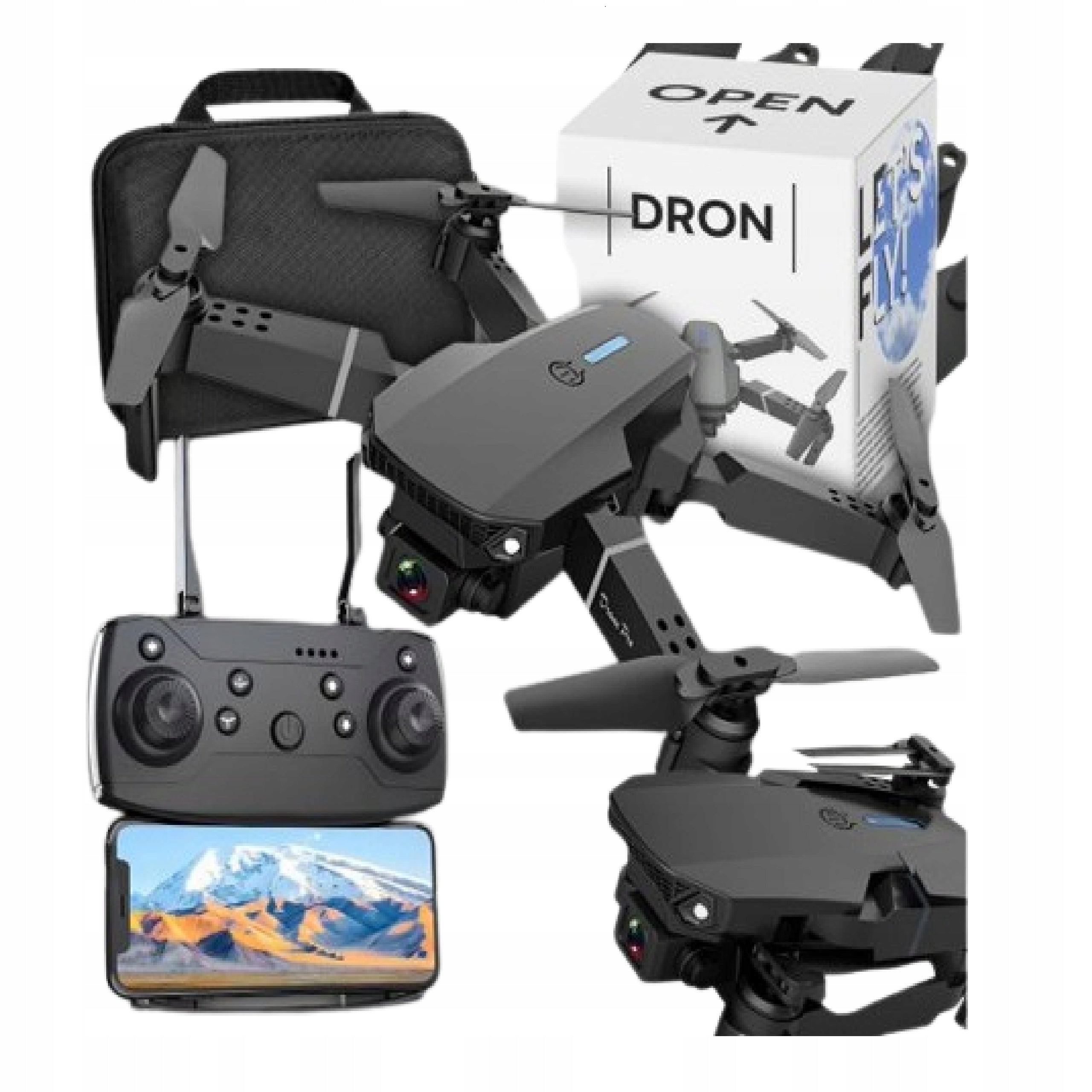 Drone 2 Cameras Remote Controlled Toy Powerful With Two Cameras and Remote Control