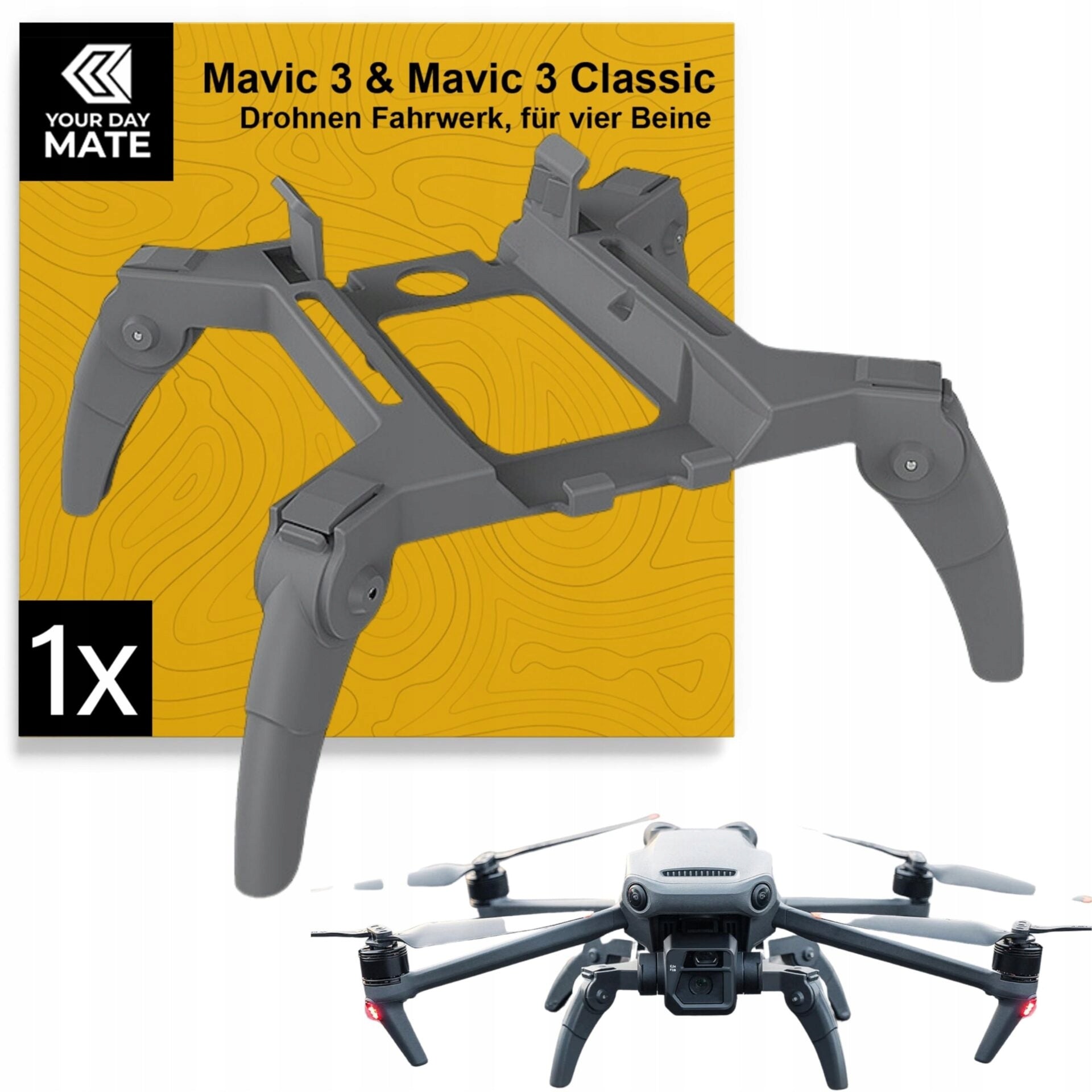 Drone Chassis 1 Set Compatible with DJI Mavic 3 Classic - Landebeine to