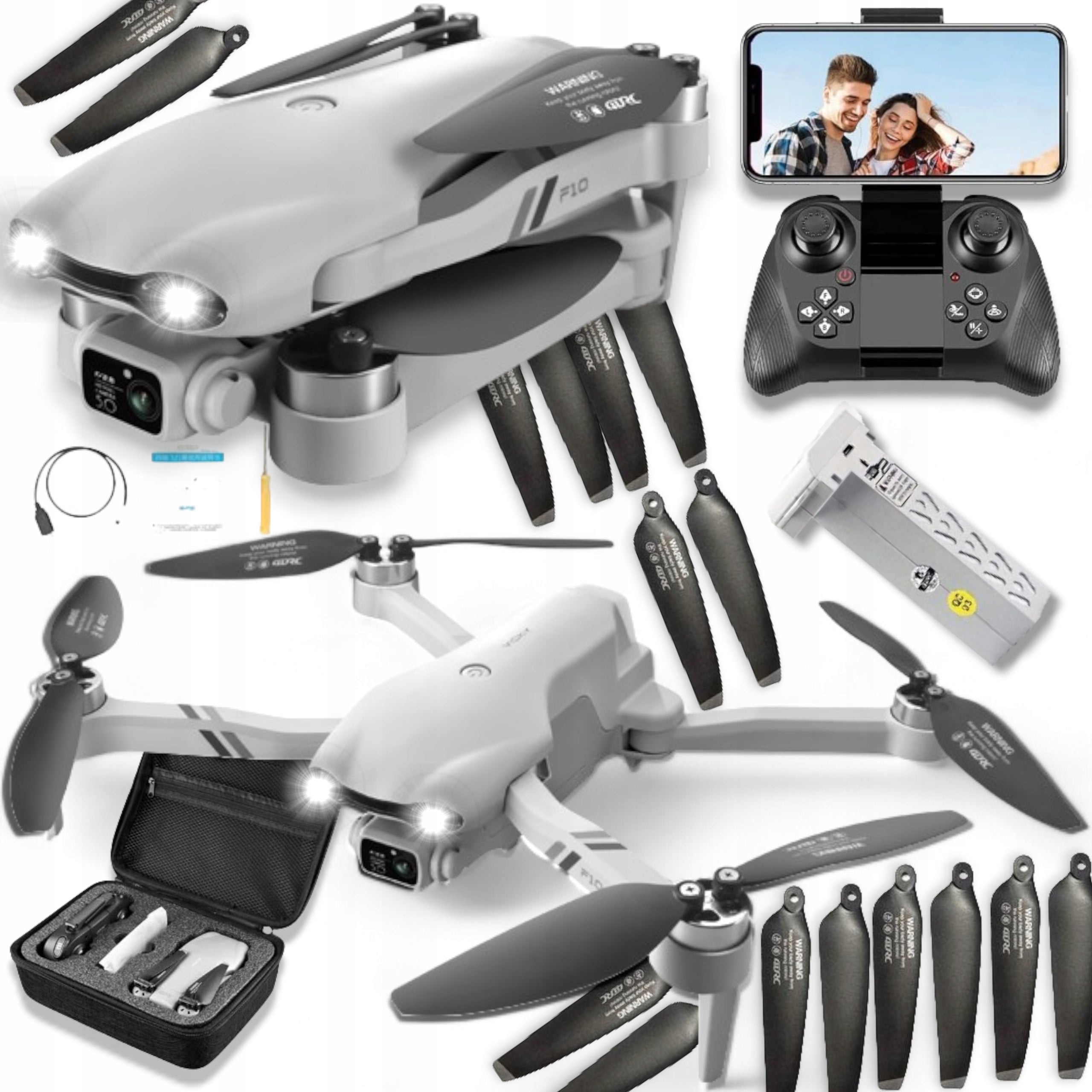 Drone F10 WiFi 1 battery BATTERY + ACCESSORIES