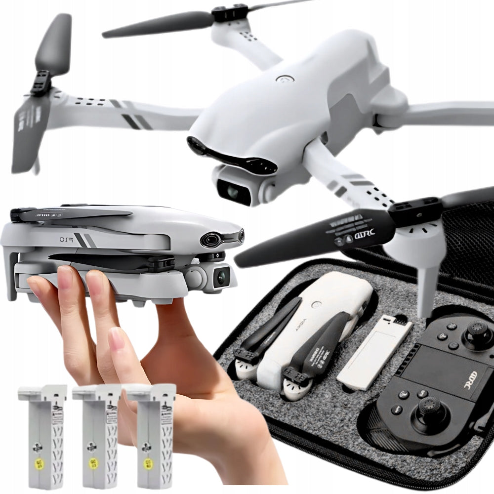 Drone F10 WiFi 60 min flight hover 2000m 3 batteries Toy for kids