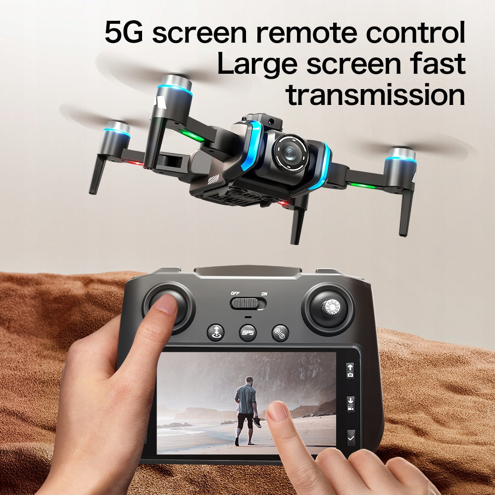 Drone GPS Camera HD Brushless Motors Obstacle Avoidance Remote Control Screen Manufacturer code PDD