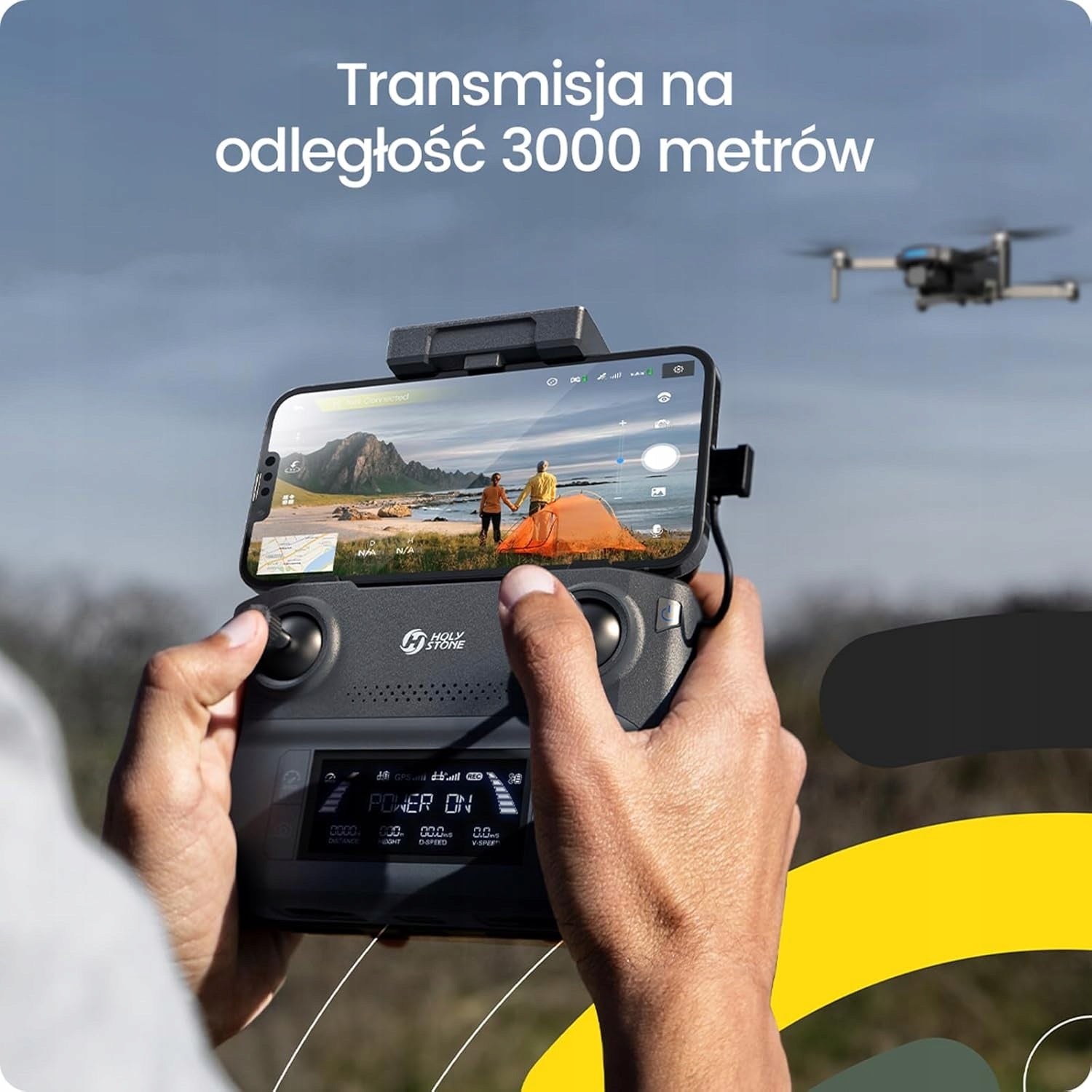 Drone Holy Stone HS360S 4K GPS Camera Brushless 3km 249g Brand HolyStone