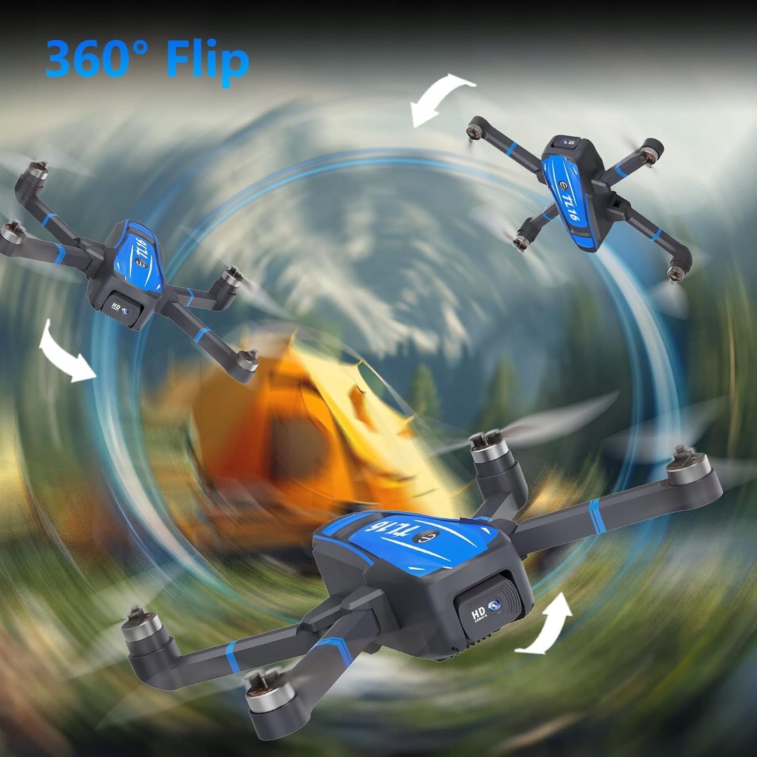 Drone Toladrone TL16 4K Camera Brushless Foldable Brand no brand