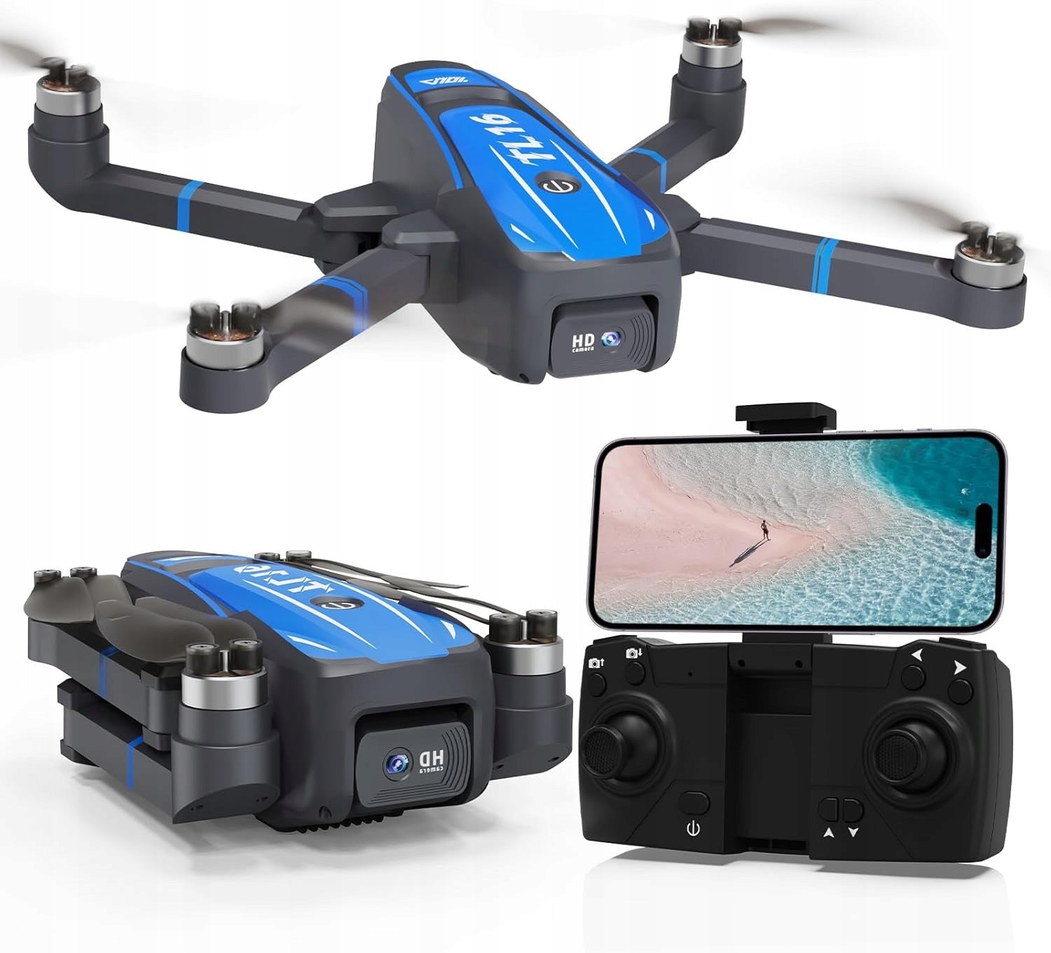 Drone Toladrone TL16 4K Camera Brushless Foldable