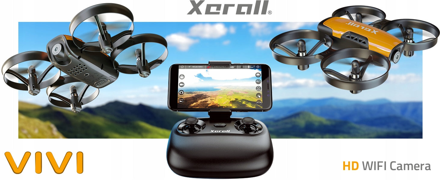 Drone Vivi Xerall- HD FPV Camera - WiFi- Stable - For Beginners Brand Xerall