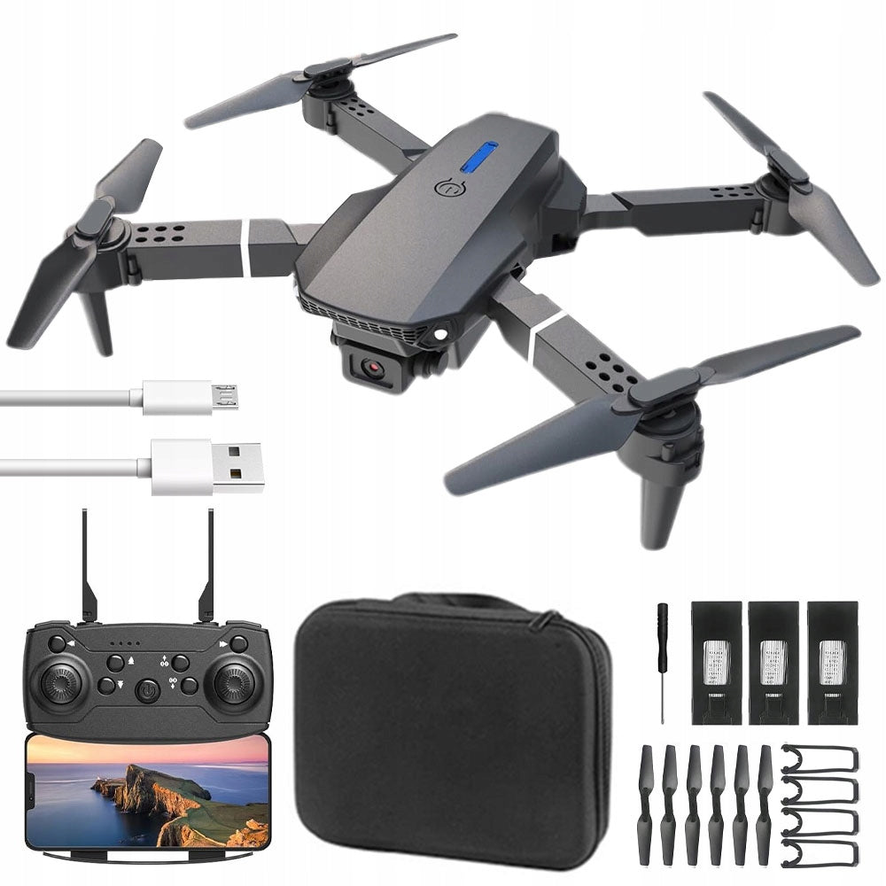 Drone With 4k Wifi Camera, Gesture Tracking, One Button Return 15 Min