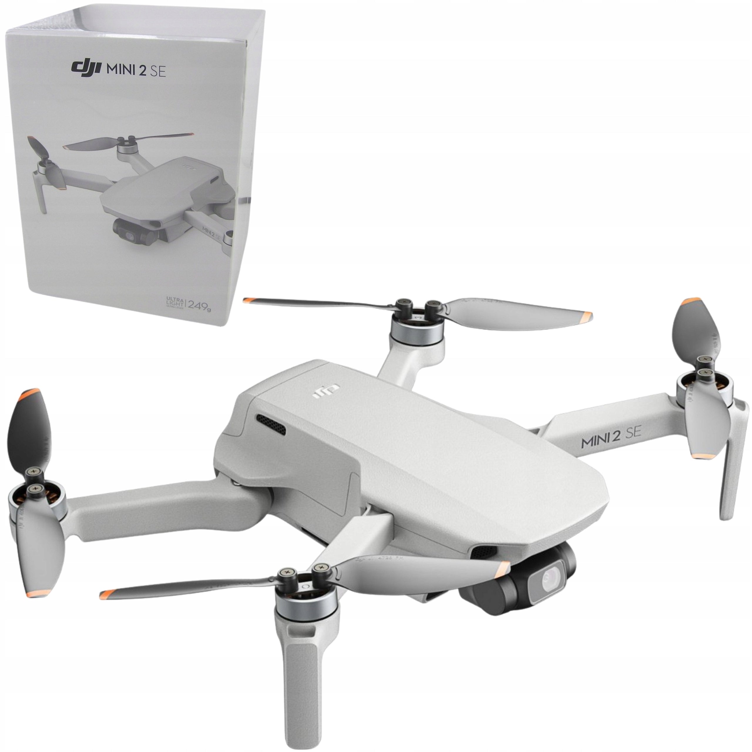 Drone with Camera 12 MP Range 6000m 31 Min 2,7K 60FPS White Lightweight Design