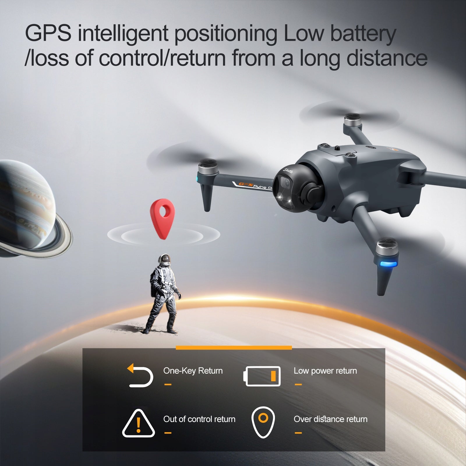 Drone with Camera YL059 GPS WIFI 3x AKU Obstacle Avoidance Manufacturer code YL059