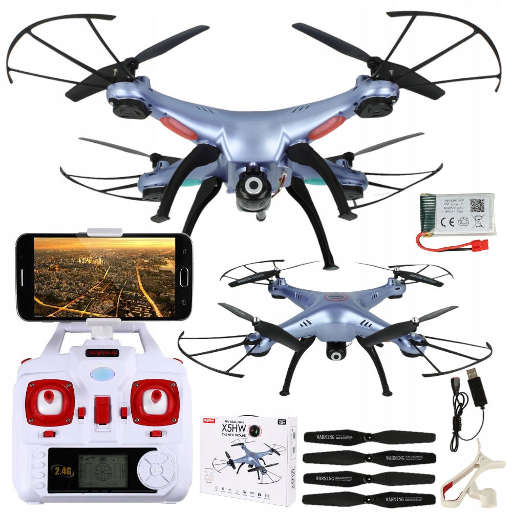 Drone with WI-FI Camera Phone Preview Remote Control Learning Mode ZAWIS Headless Mode Packaging status original