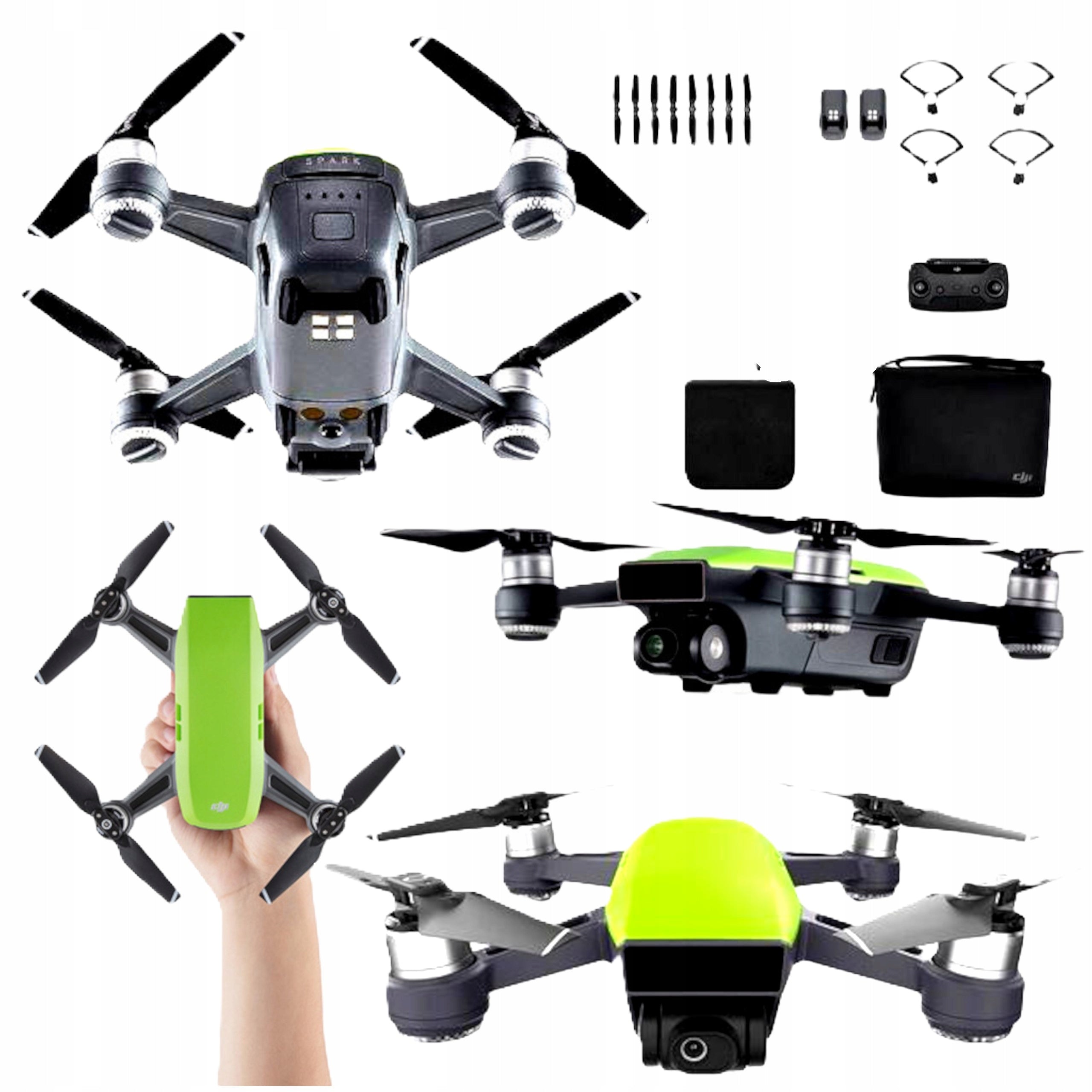 Drone with camera DJI SPARK mini fly WiFi 2000 m 1480 mAh avoiding obstacles