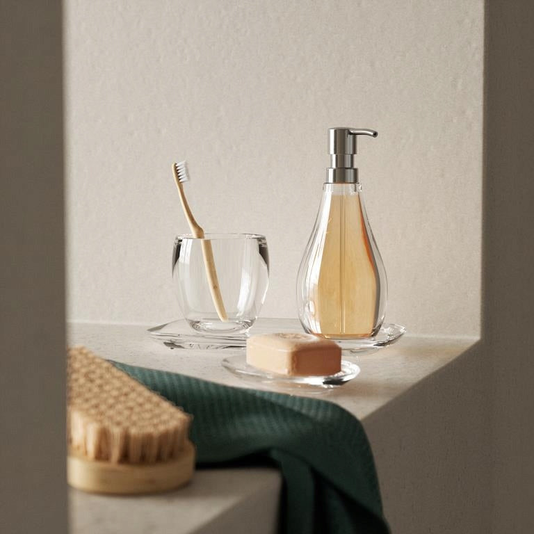 Droplet Clear Soap Container Brand Umbra