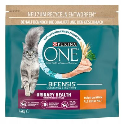Dry Cat Food Purina One Urinary Chicken 1,4 kg