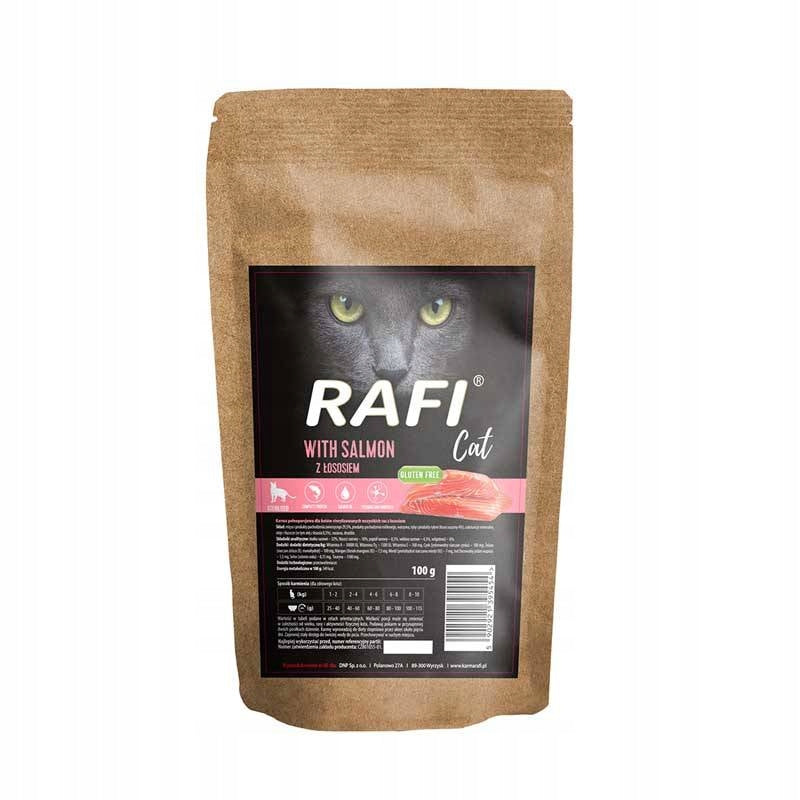Dry Cat Food Rafi Cat Sterilised with Salmon 100 g
