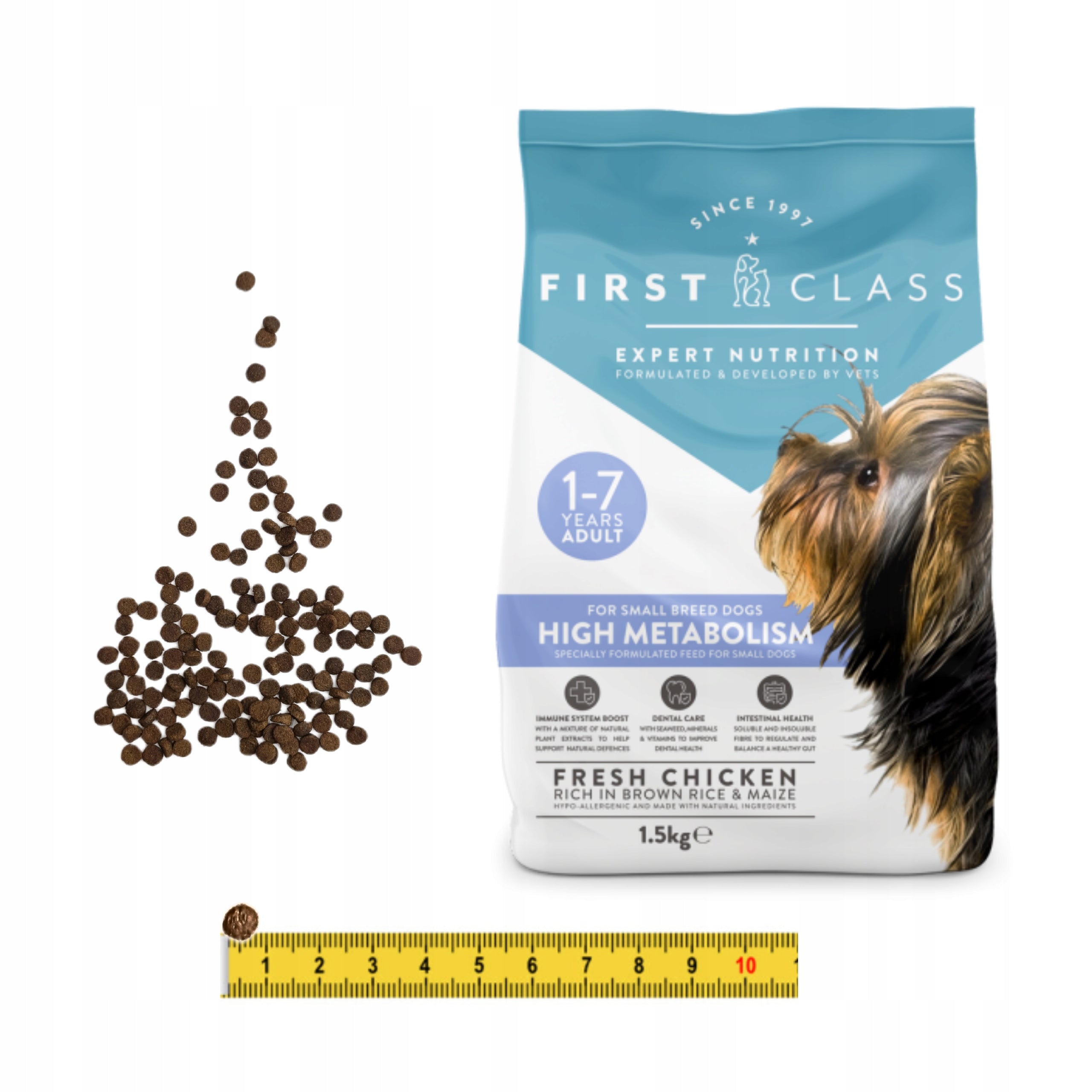 Dry Dog Food 1,5kg First Class Grain Free Small Breeds Small premium Brand no brand