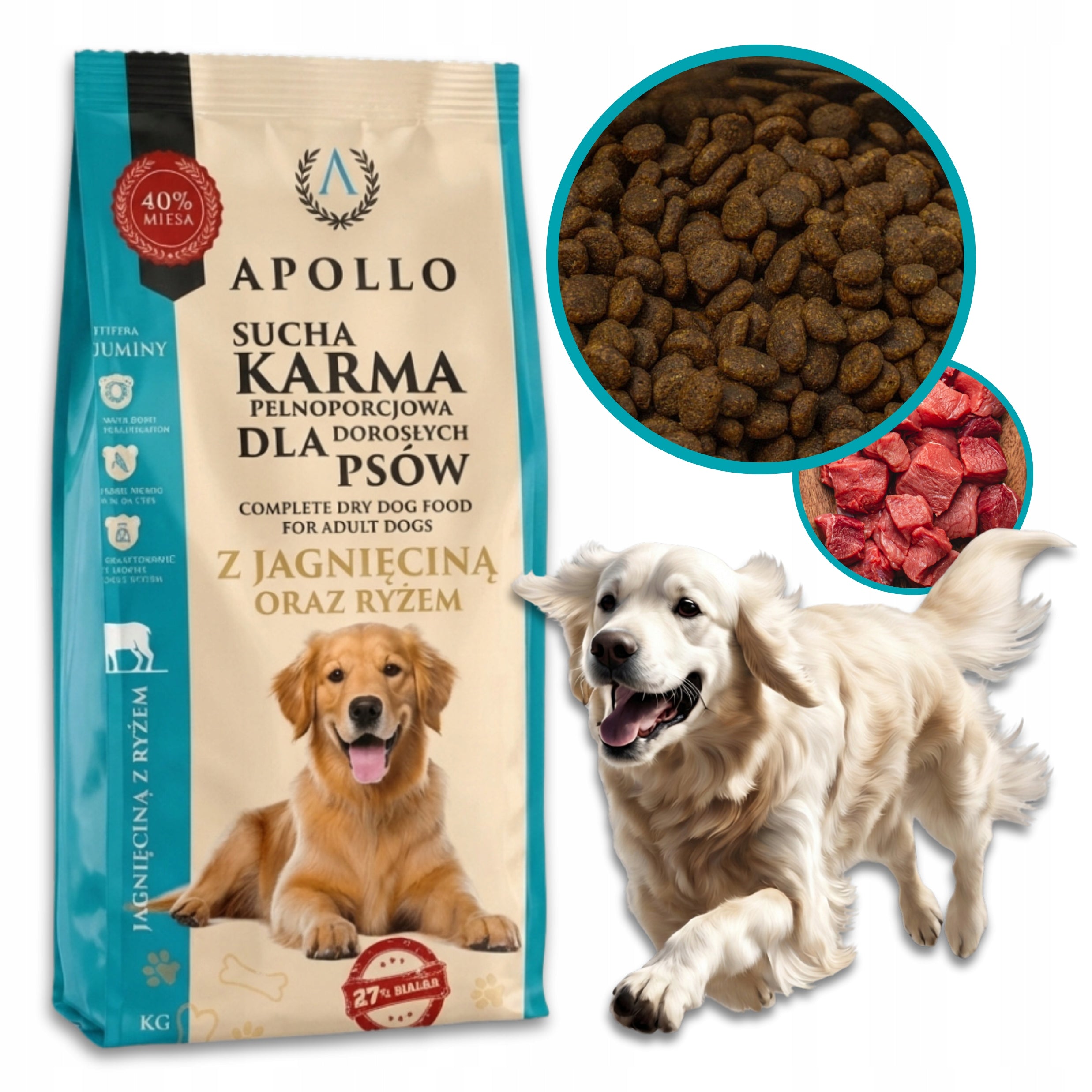 Dry Dog Food with Vitamins Large Breed Shepherd 10kg