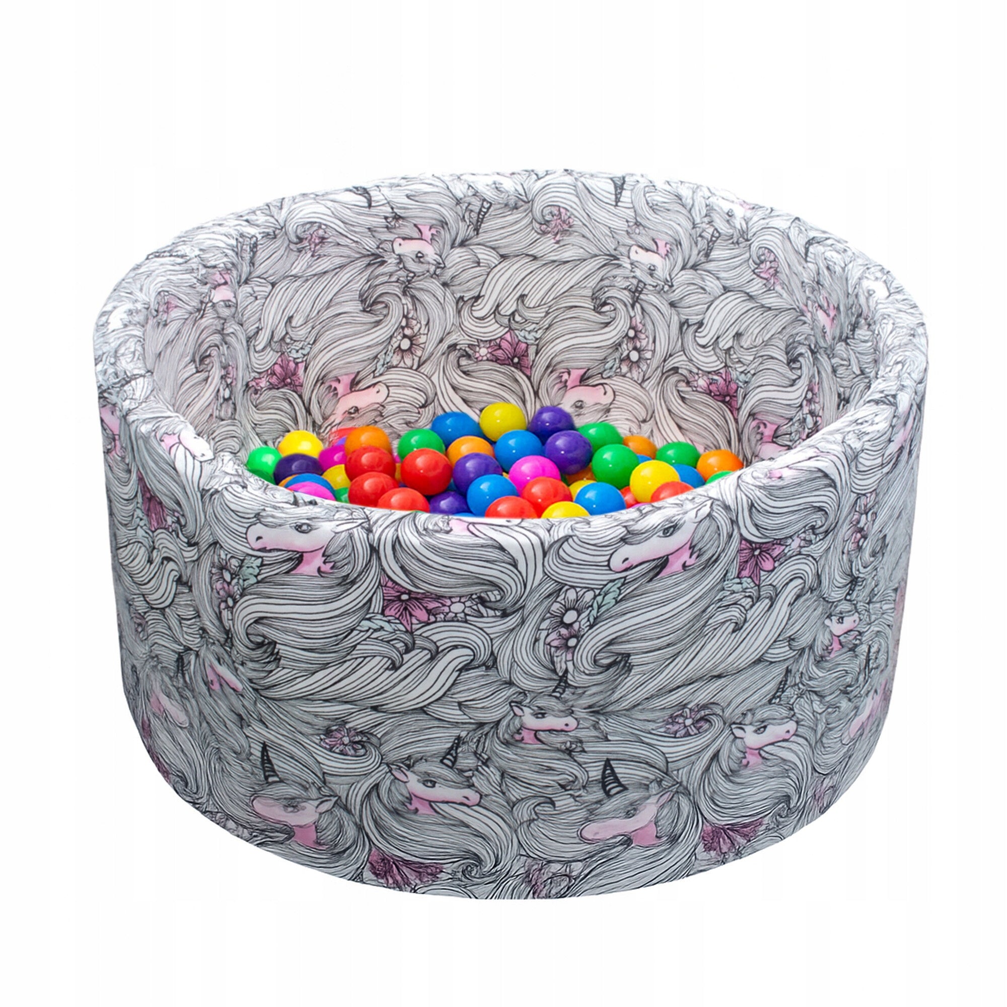 Dry Foam Pool Aga 90x40cm for Children Balls Pattern Unicorn Manufacturer code DS5943