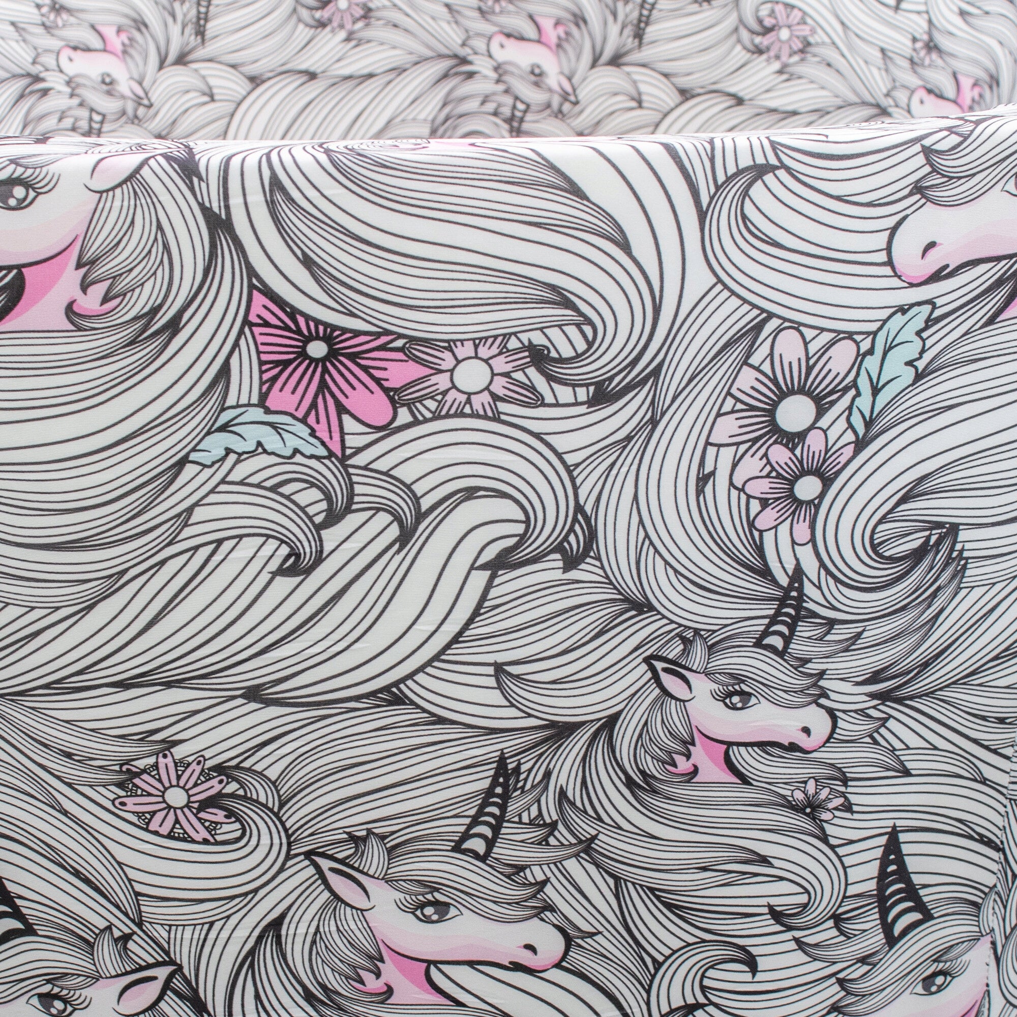 Dry Foam Pool Aga 90x40cm for Children Balls Pattern Unicorn Product width 90 cm