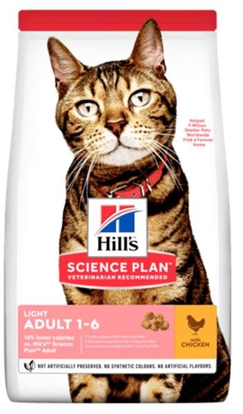 Dry Food Hill's Science Plan Adult Light, Chicken 10kg