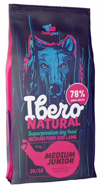 Dry Food Ibero Lamb For Dogs with Allergies Medium Junior 3Kg