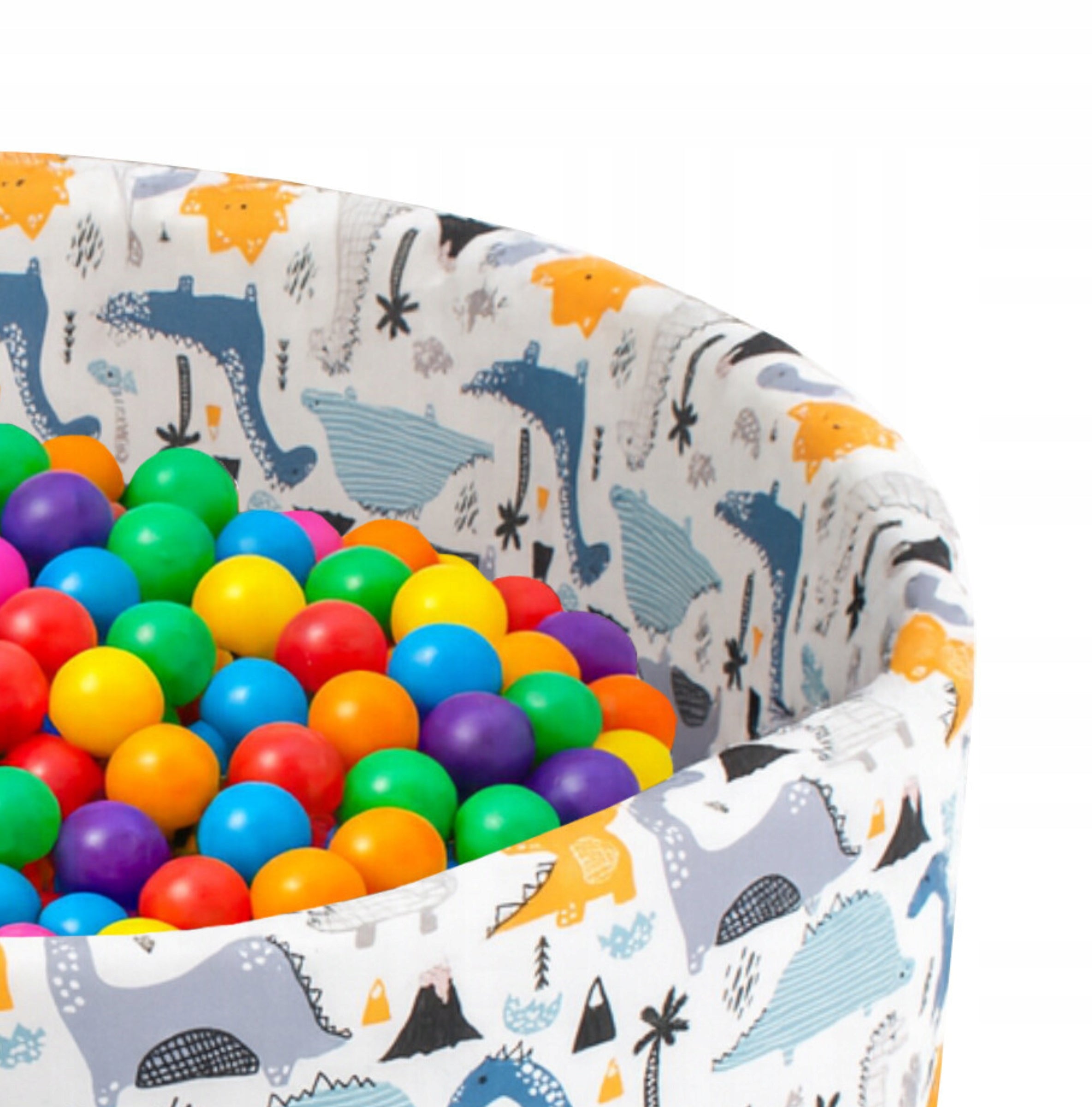 Dry Pool Foam Aga 90x40cm for Children Balls Pattern Dinosaurs Kid's age 16＋ months