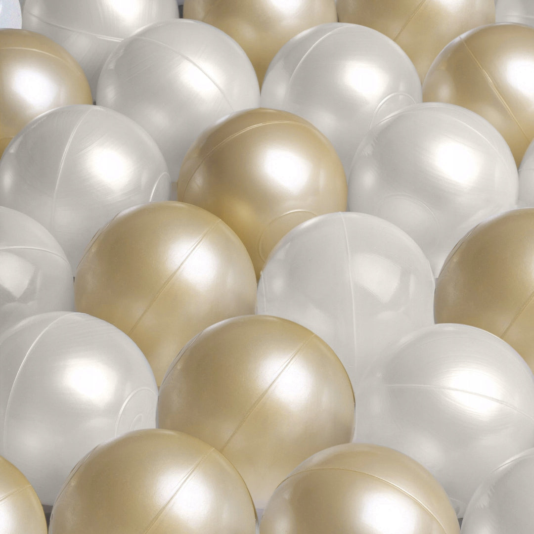 Dry Pool with Balls 90x30 Foam Beige Chenille Premium Misioo Gender unisex