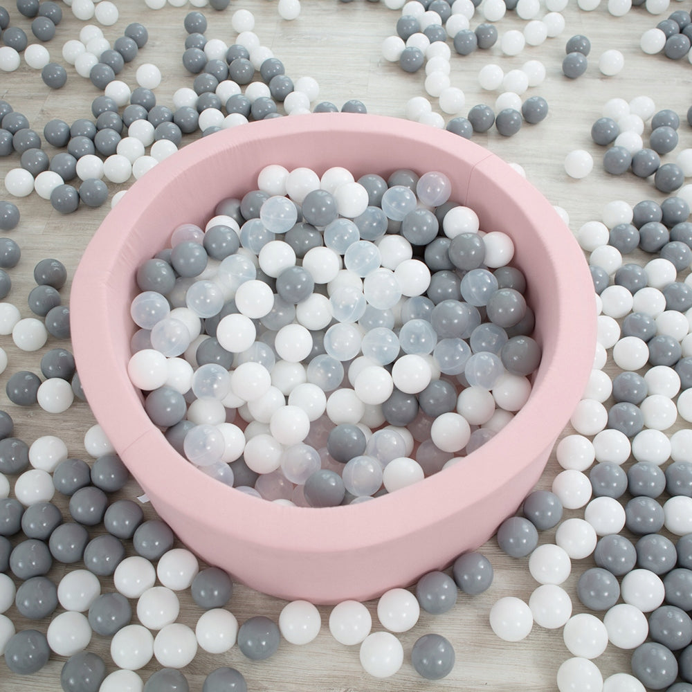 Dry Pool with Balls 90x30 Foam Pink Smart 200 balls MISIOO Product width 90 cm