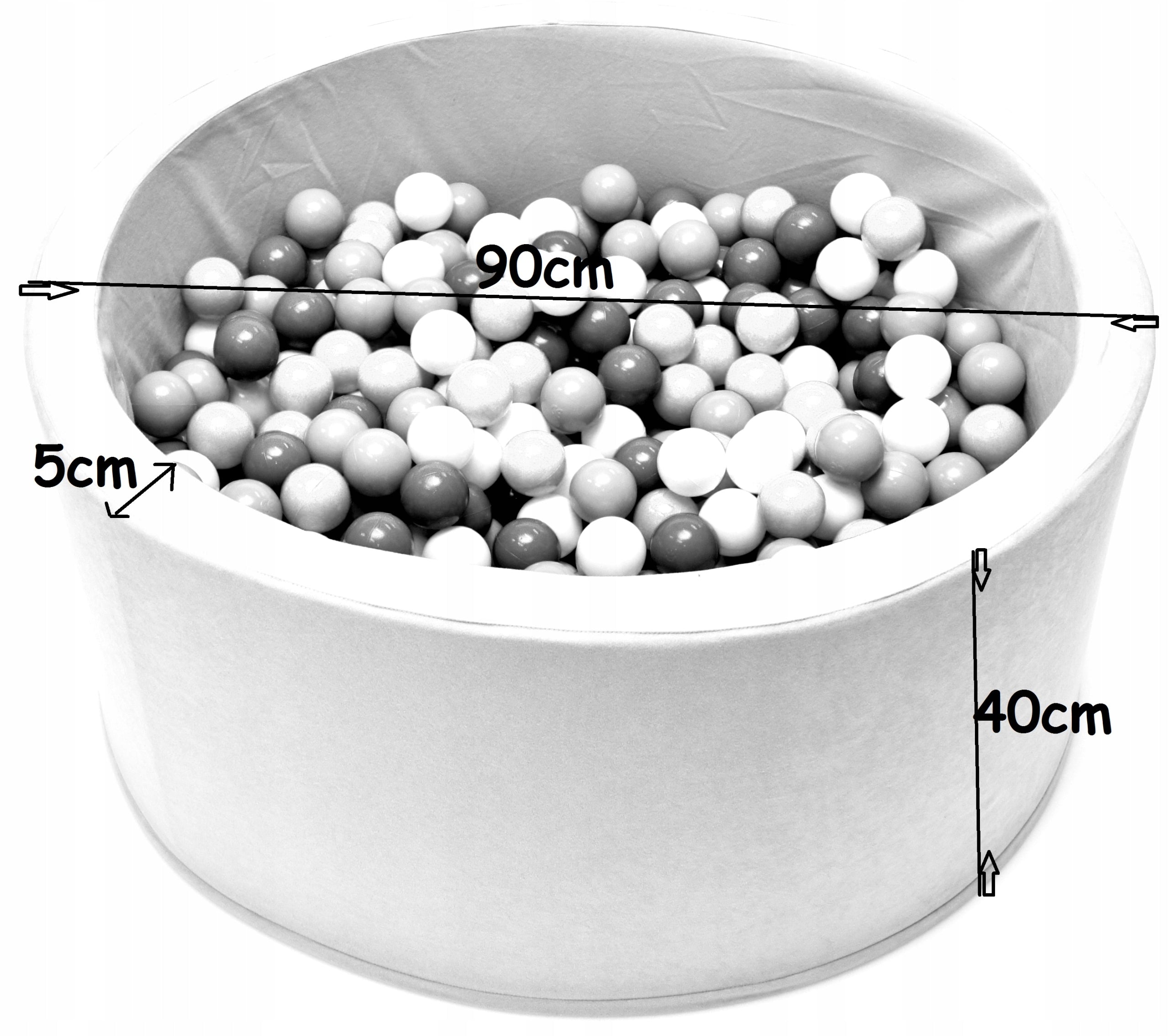Dry Pool with Balls 90x40 400 BPA Free Balls - Pool with Balls WELOX Certificates and opinions CE