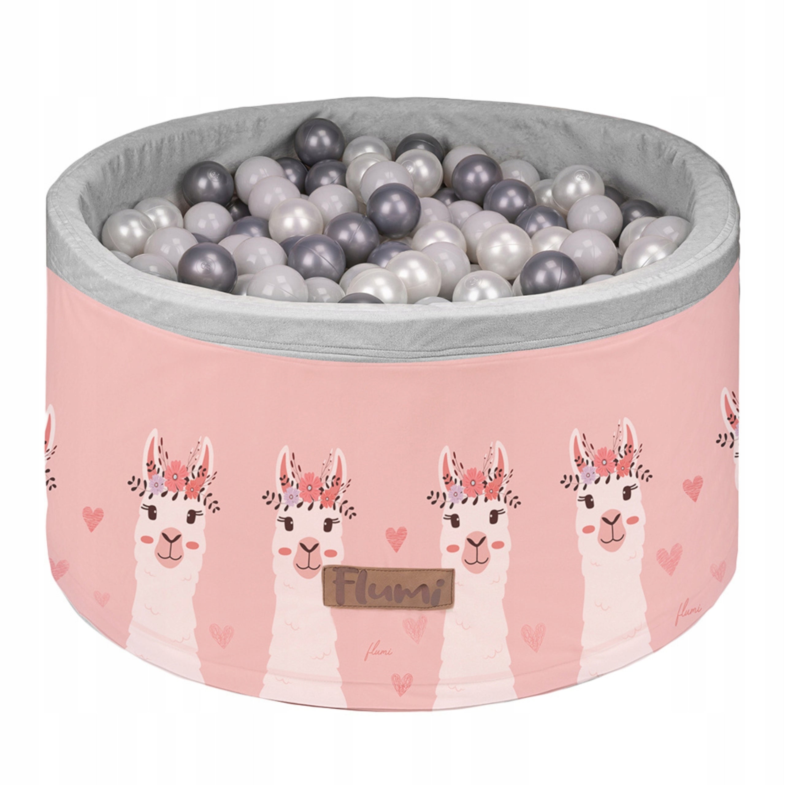 Dry ball pool for children 90x40 200 balls FREEBIES FLUMI Product width 90 cm