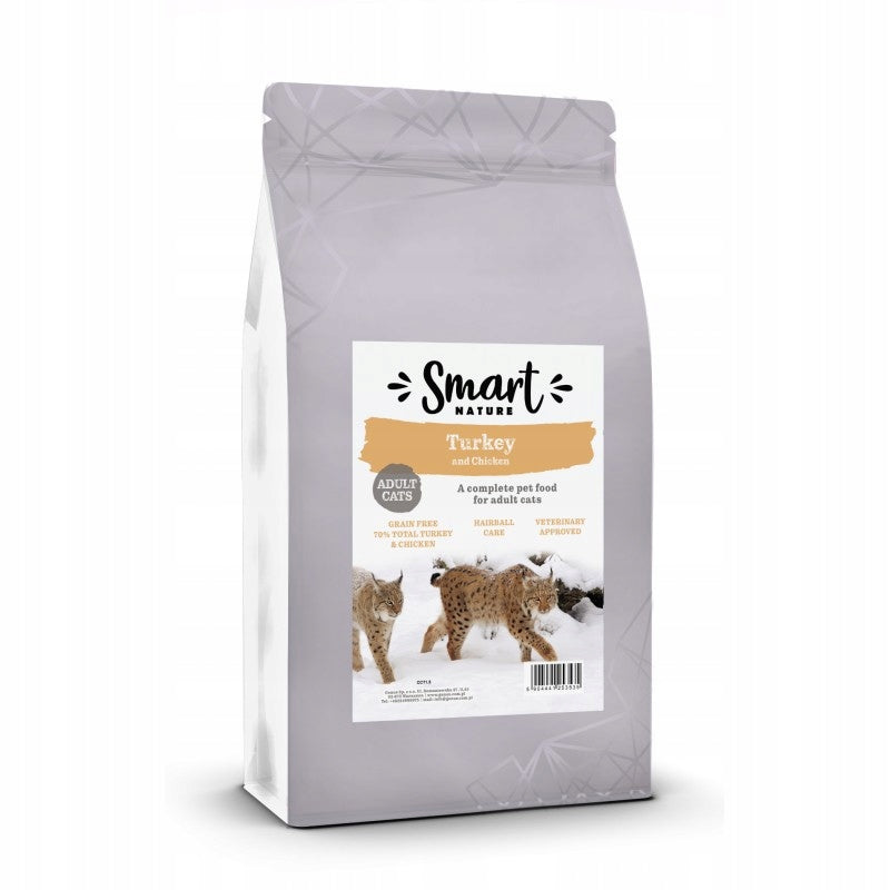 Dry cat food Smart Nature turkey 300g