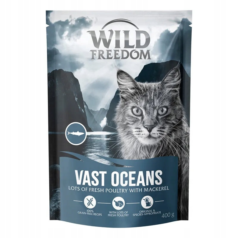 Dry cat food Wild Freedom Adult Mackerel original packaging 400g