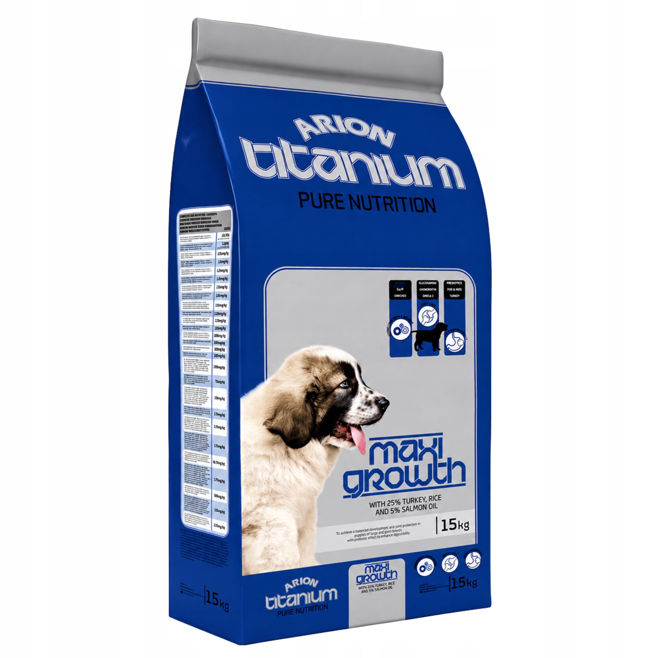 Dry dog food Arion junior titanium 50g for puppies of large breeds Packaging status original