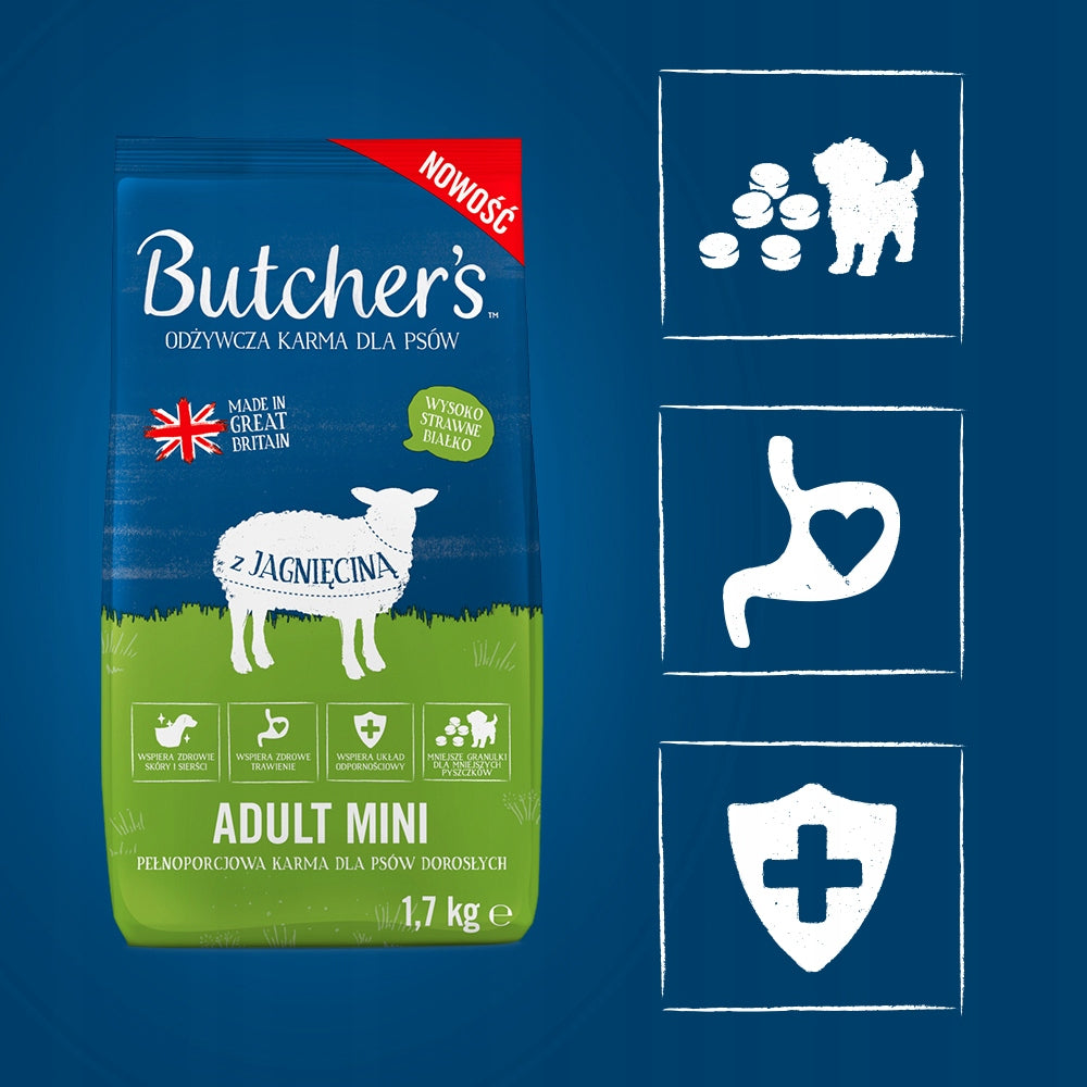 Dry dog food Butchers Original lamb 1,7kg for small breeds Brand Butcher's