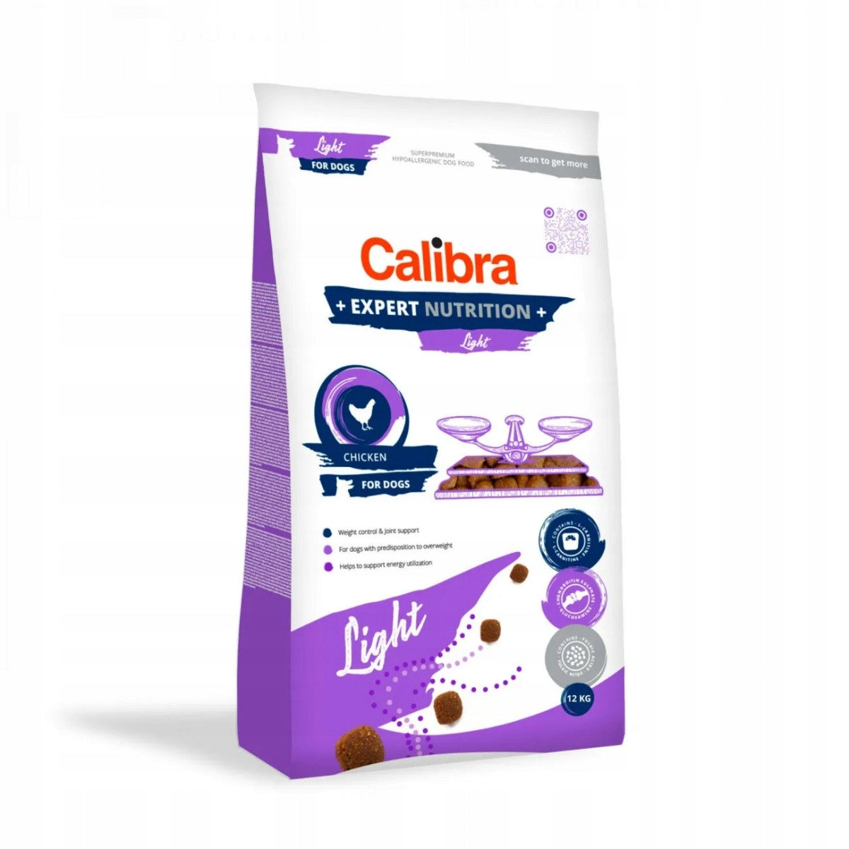 Dry dog food CALIBRA DOG Expert Nutrition light 12kg